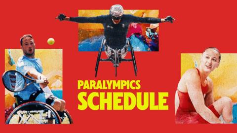 Paralympics schedule graphic